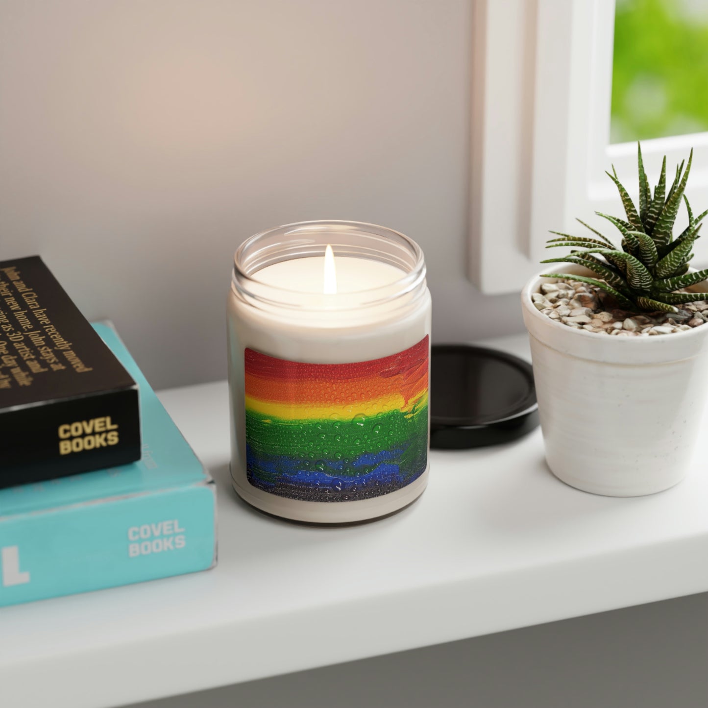 Pride Colors Scented Soy Candle, 9oz