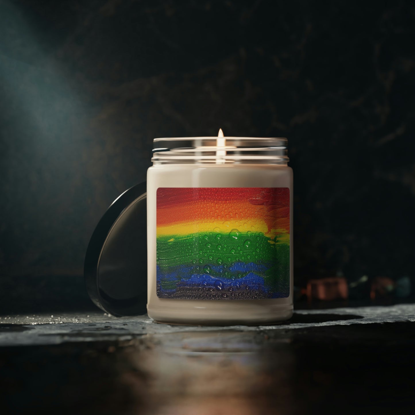Pride Colors Scented Soy Candle, 9oz