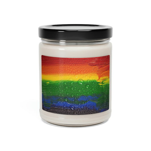 Pride Colors Scented Soy Candle, 9oz
