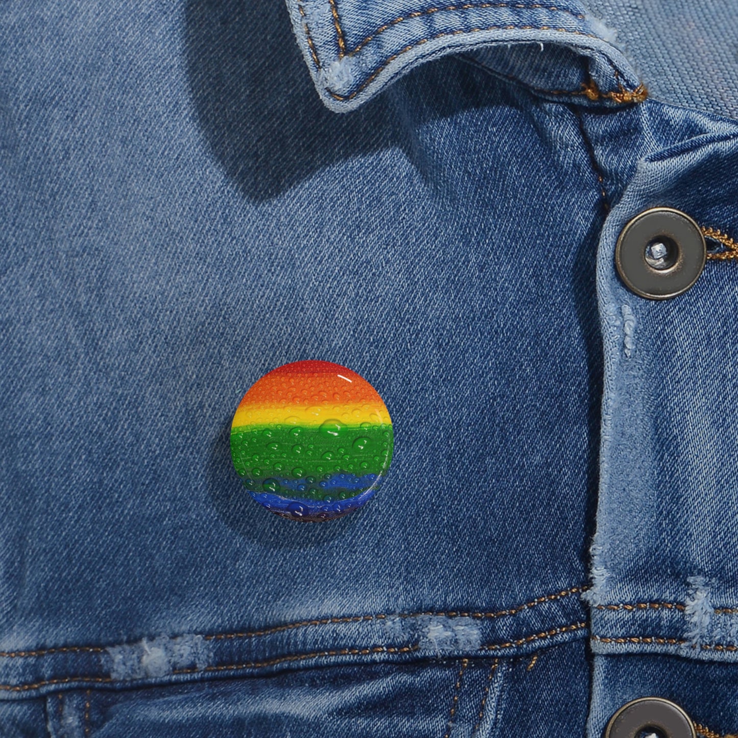 Pride Colors Pin Button
