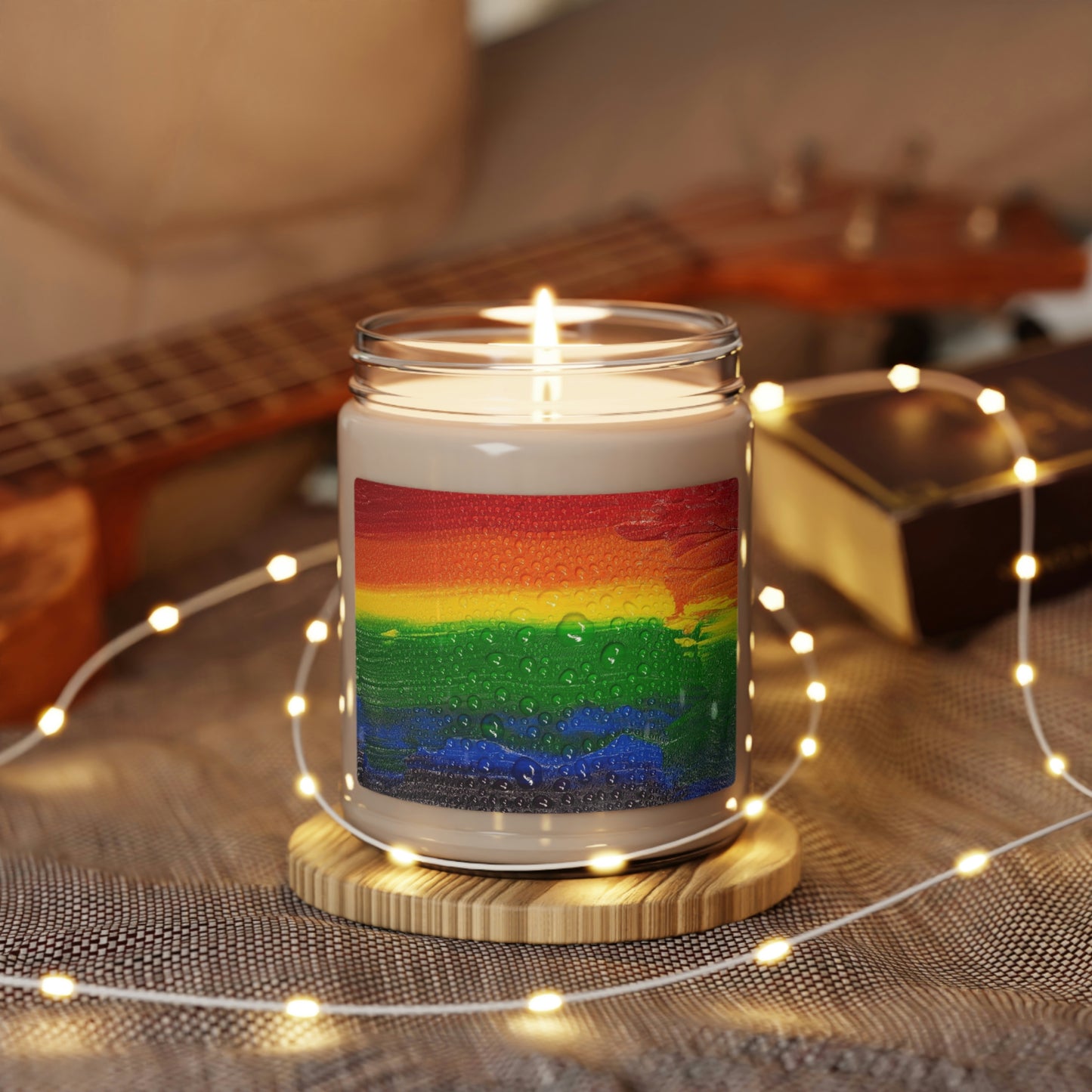 Pride Colors Scented Soy Candle, 9oz